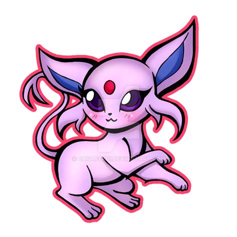 Espeon By Cavaferdi On Deviantart