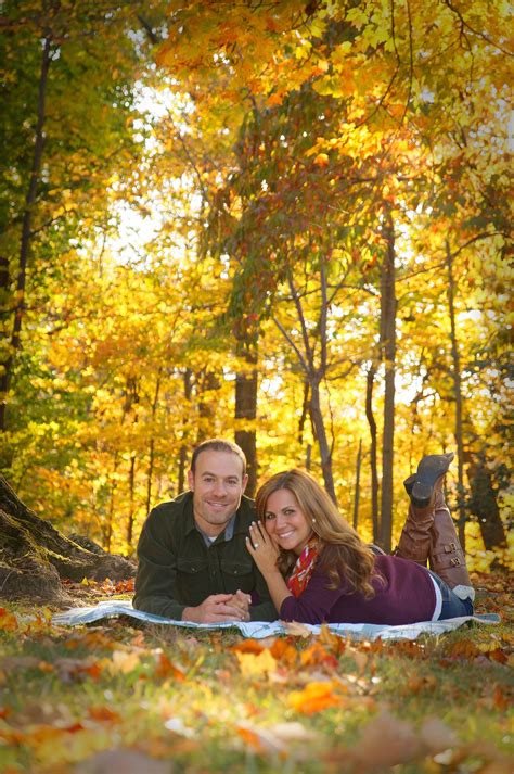 Our Engagement Shoot Fall Foliage