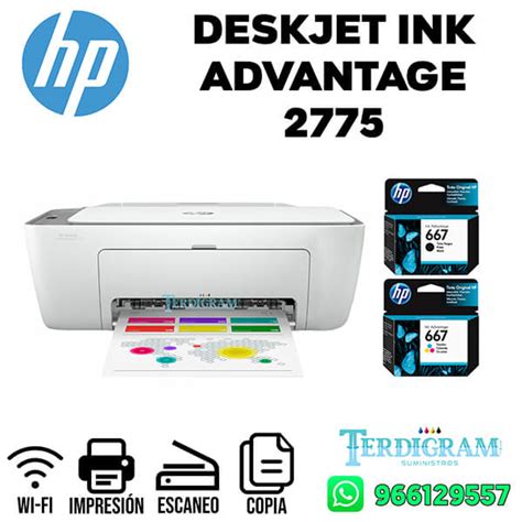 Impresora Todo En Uno Hp Deskjet Ink Advantage 2775 Hp®