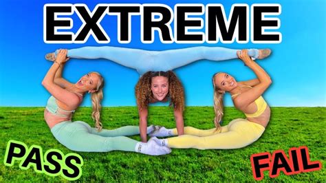 Extreme Flexibility Challenge W Sofie Dossi And Anna Mcnulty Youtube