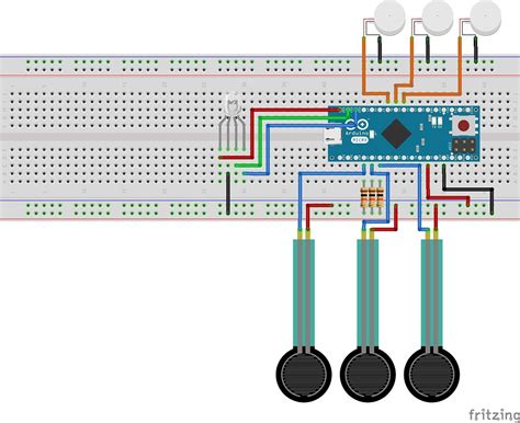 Controlling Multiple Vibration Motors With Force Sensors At Three