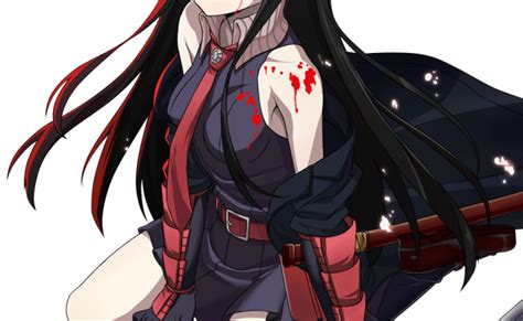 Akame Ga Kill Akame Render Anime Png Image Without Background Otosection