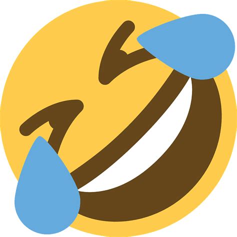 Distorted Laughing Emoji Transparent Transparent Emoj