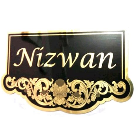 Brass Signage Name Plate At Rs 12square Inch In New Delhi Id