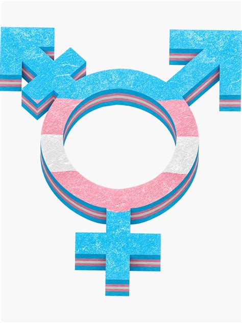 Transgender Symbol With The Colors Of Its Representative Lgbtq Pride