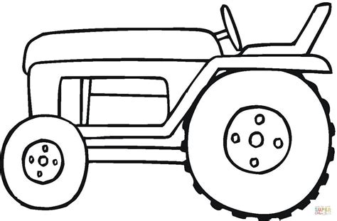 Small Tractor Coloring Page Free Printable Coloring Pages