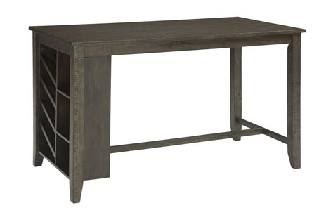 Counter height pub tables are usually 33 to 38 inches tall, while. Rokane Rectangular Counter Height Table with Storage by Ashley