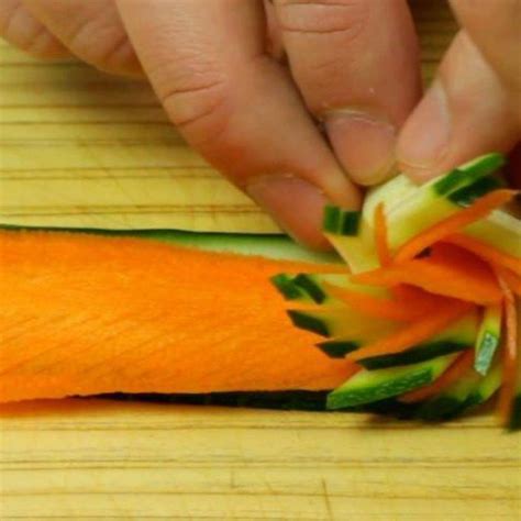 Pinwheel Vegetable Garnish Recipe Make Sushi