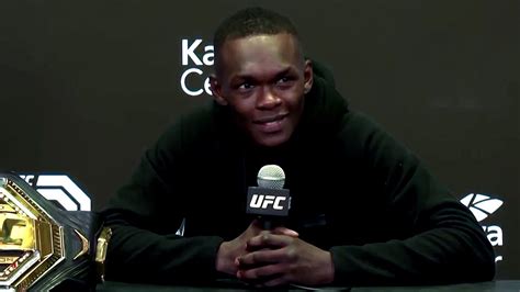 Israel Adesanya Post Fight Press Conference Ufc 287 Youtube