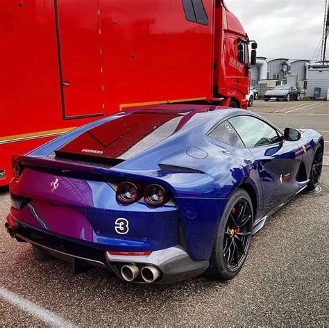 Ferrari 812 superfast fiyatları & modelleri sahibinden.com'da. Ferrari 812 Superfast painted in Tour De France Blue Photo ...