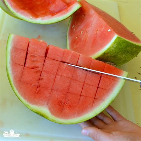 The Easiest Way To Cut Watermelon Little Dairy On The