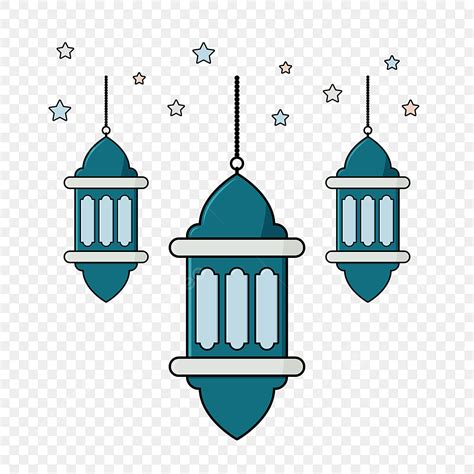 Gambar Lampion Ramadhan Dengan Warna Abu Abu Dan Hijau Arab Islam
