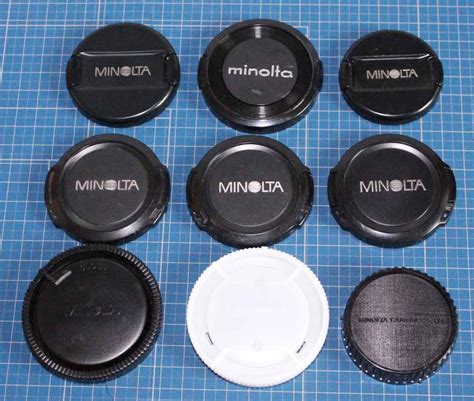 Me54 ミノルタ レンズキャップ 9個 Minolta Lens Cap 前蓋 リヤ α アルファ Lr 1000 49mm Lf 1149