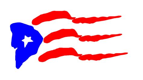 Puerto Rican Flag La Bandera De Puerto Rico Puerto Rico Art Pr