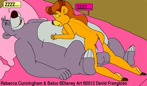 Rule 34 After Sex Ass Balls Baloo Bear Bed Breasts Ass