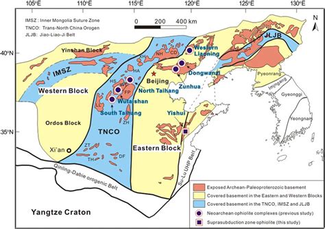 Tectonic Framework Of The North China Craton After Zhao Et Al 2005