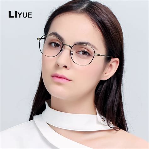 Buy Liyue Computer Lenses Round Metal Frame Eyeglasses