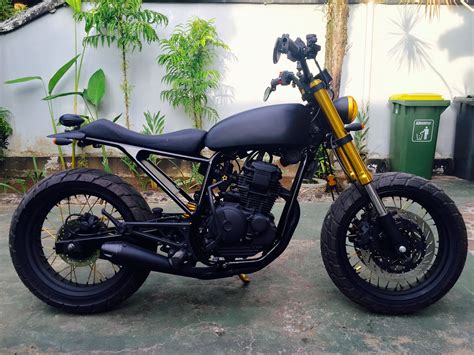Yamaha Scorpio 225 Custom By Aan Lombok Cafe Racer Bikes Cafe Racer