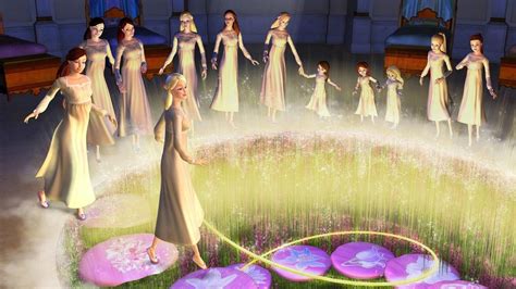 Barbie and the 12 dancing princesses (top) reuses the wedding model for annelise from barbie as the princess and the pauper (bottom). New Kids Cartoons: Barbie 12 dancing princesses full movie ...