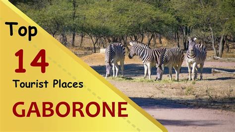 Gaborone Top Tourist Places Gaborone Tourism Botswana Youtube