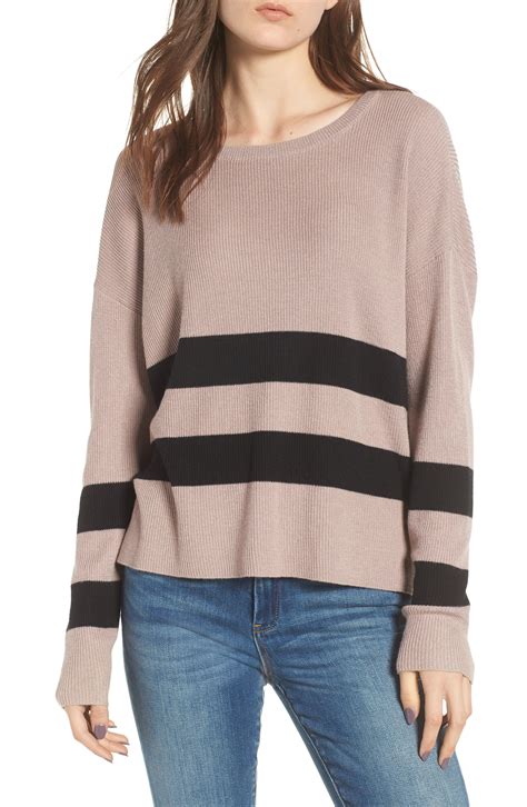 Bp Varsity Stripe Sweater Available At Nordstrom Office Outfits