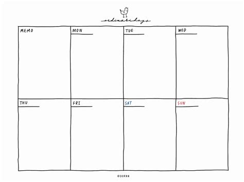Ipad Weekly Planner Template