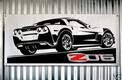 Corvette Z06 Silhouette With Emblem Custom By Ridgetopdesigns