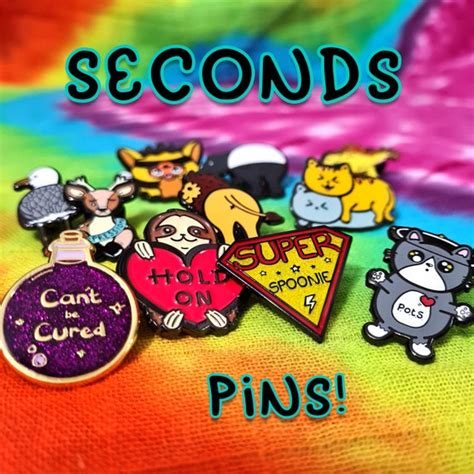 Seconds Enamel Pins Pins Fun Pins Funny Pins Cute Pins Etsy