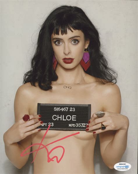 Krysten Ritter Signature Database By Racc Real Autograph
