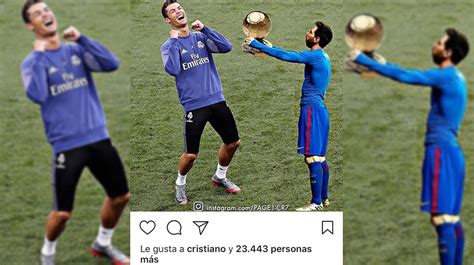 Tras Un Nuevo Título Cristiano Ronaldo Se Ríe De Lionel Messi En
