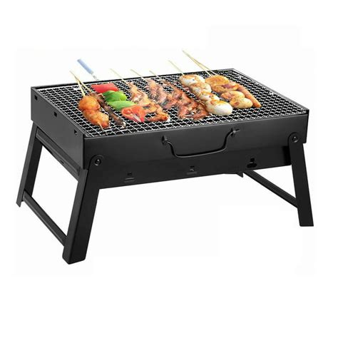 Portable Grill Charcoal Bbq Folding Barbecue Stove Camping Outdoor