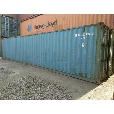 Mild Steel Shipping Container Capacity 30 40 Ton Color Blue At Rs 3 50 Lakh Unit In Mumbai