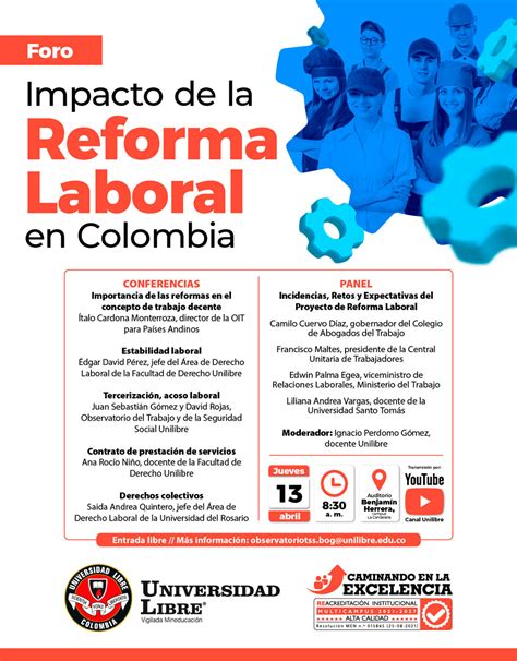 Foro Impacto De La Reforma Laboral En Colombia