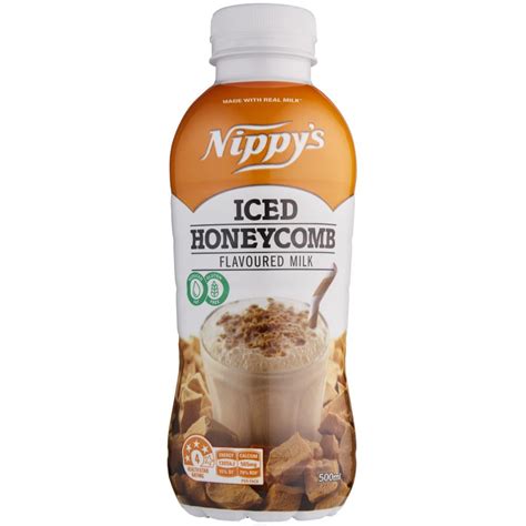Nippys 500ml Bottles Iced Honeycomb Flavoured Milk 12 Pack Buy