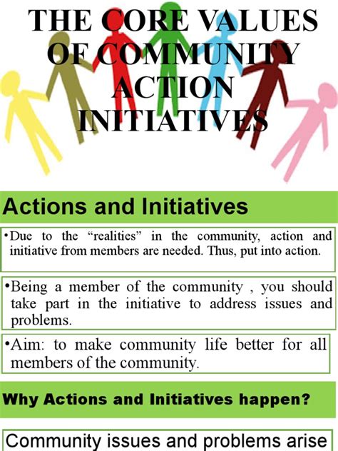 The Core Values Of Community Action Initiatives Pdf