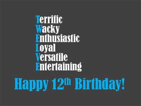 Funny Birthday Quotes For 12 Year Olds ShortQuotes Cc