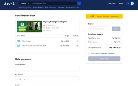 Cara Mudah Buat Kode Promo di Loket.com - LOKET.COM