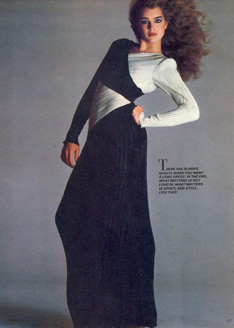 Fashion Sizzle Vintage Brooke Shields Brooke Shields Fashion