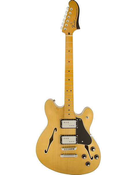 Мими Музика Fender Starcaster® Guitar Maple Fingerboard Natural