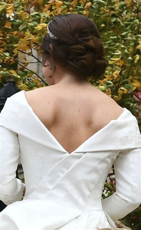 George's chapel in windsor castle in a gorgeous gown fit for a royal. Princess Eugenie Shows Off Her Back Surgery Scars in Royal ...