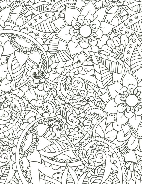 Coloriage Mandala à Imprimer Motif Fleurs Pour Adulte Artherapieca