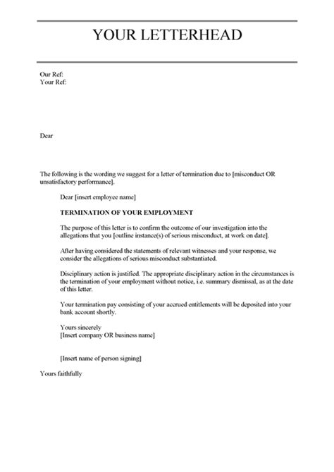 Process in regards to membership, or for that matter, turnover? Printable Sample Letter Of Termination Form | Free printable letters, Lettering, Printable letters