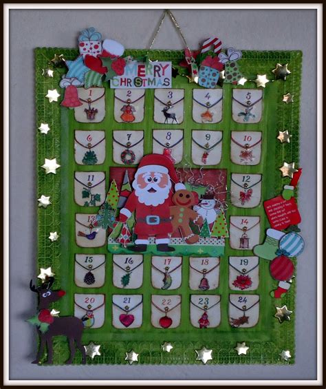 How To Make A Stunning Homemade Advent Calendar For Christmas Scraperfect