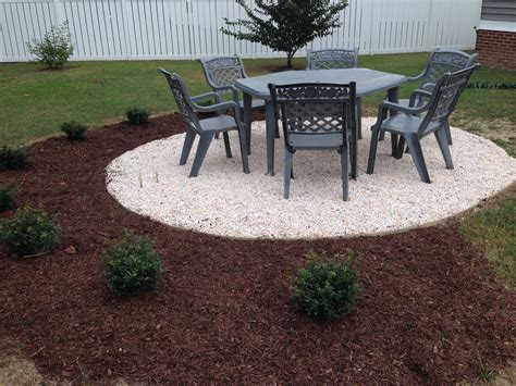 I wanted to ask you if you remember what size of crushed limestone you. how to make a gravel patio - Google Search | Garden fire ...