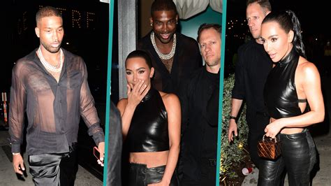 kim kardashian and tristan thompson spotted at bad bunny s restaurant in miami access
