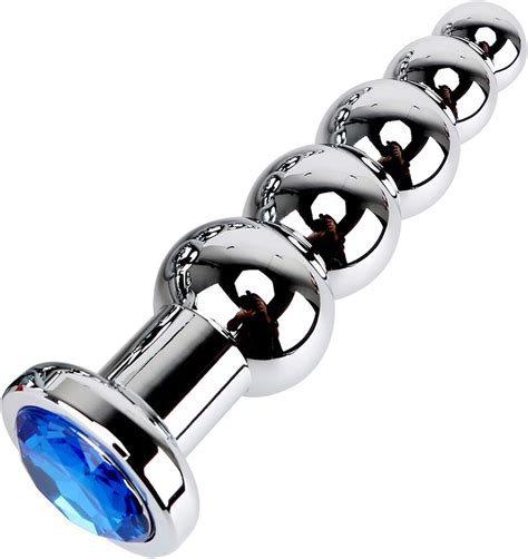 Amazon Com Butt Plug Plug Prostate Massage Anus Beads Stainless Steel