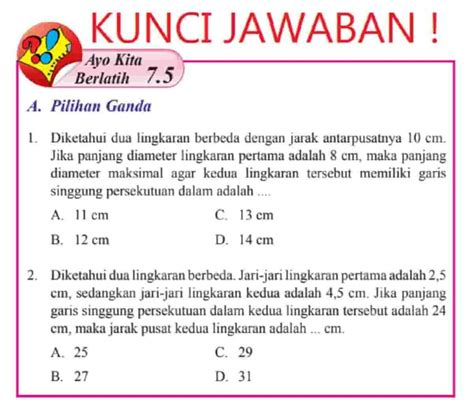 Jawaban Diketahui Selisih Diameter Lingkaran G Dan H Adalah Cm