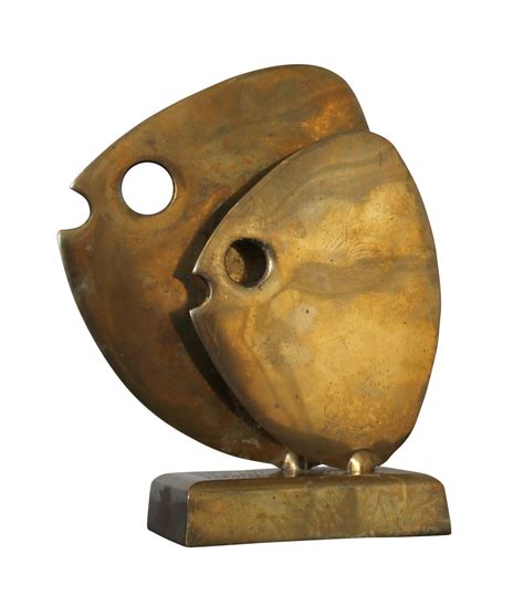 Vintage Somchai Attri. Brass Table Sculpture | Chairish