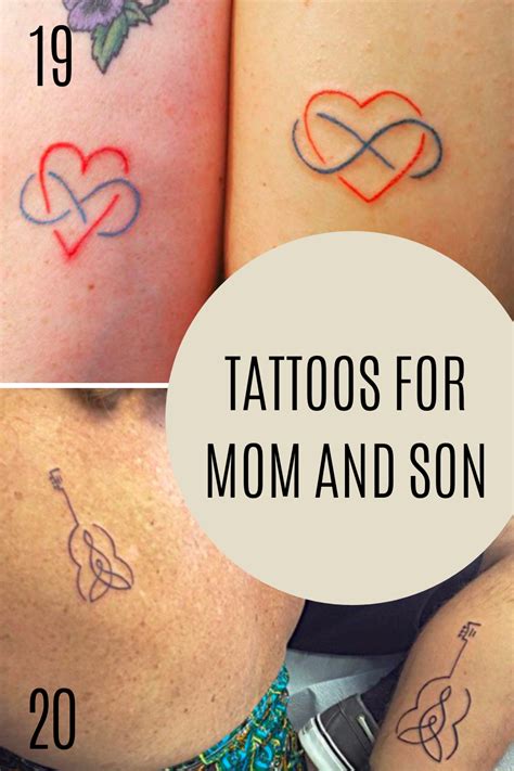 Sweet Mom And Son Tattoos For That Special Bond Tattoo Glee