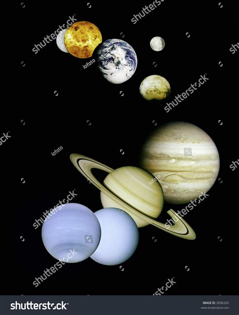 Nasa Image Planets Outer Space Stock Photo 3096320